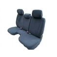 thumbnail image 2 of SeatCoverShop PU Leather Dark Gray Bench Seat Cover - Triple Stitched, Cushioned, Front Notched 2 of 5