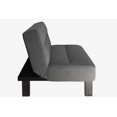 thumbnail image 2 of DHP Kebo Futon Sofa Bed, Grey, 2 of 9