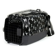 HOWARD PET 0407 PET CARRIER 19" TWO DOORS SKULLS & CROSSBONES