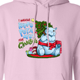thumbnail image 3 of Inktastic I Wanna Hippopotamus for Christmas Cute Hippo Adult Hoodie Sweatshirt, 3 of 4
