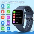 thumbnail image 3 of Kids Smart Watch 1.85" Upgrade - Fitness Tracker with Heart Rate Sleep Monitor Pedometer, 100+ Sports Modes, 12 Puzzle Games, Activity Tracker for Boys Girls Teens Aged 6-15 Outdoor Fun (Blue), 3 of 10