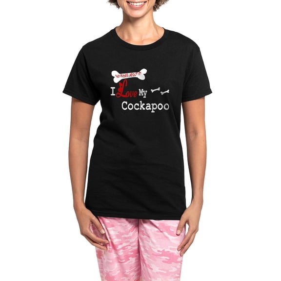 CafePress - NB_Cockapoo Women's Dark Pajamas - Women's Short Sleeve Print T-Shirt and Pants Dark Cotton Pajama Set