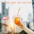 thumbnail image 4 of Creative Shape Straw Covers, Food-Grade Silicone Dust-Proof Drinking Straw Cover for Outdoor Activities, Reusable & Portable (4Pcs), 4 of 5