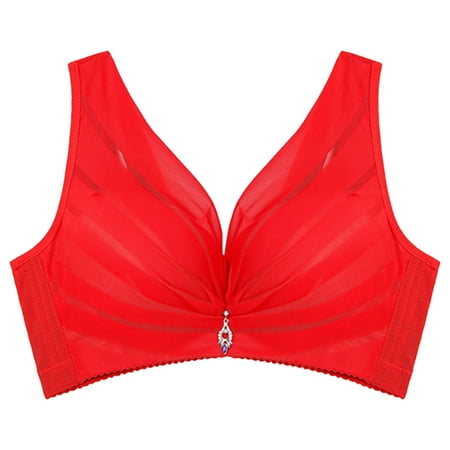 

YDKZYMD Women S Basic Bra Full-Coverage T-Shirt Bra Comfort Push Up Smoothing Demi Bra With Lace Wireless Seamless Bras