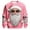 Pink, variant on JHHLSF Festive KnitPattern's Hoodieless Sweatshirt – Themed Santa Print Sweater For Winter Comfort Black,L