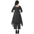 thumbnail image 4 of Moomaya Ensemble Kurti Asymétrique Imprimé pour Femme Grande Taille, Chanderi en Coton, 1 Unité, 4 of 6