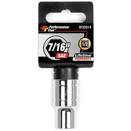 

2PK Performance Tool W32014 1/2 Dr 7/16 6Pt Socket