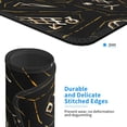 thumbnail image 3 of Gold Black Ancient Runes Gaming Mouse Pad 7 x 8.6 in Rectangle Computer Mousepad Mat Non-Slip Rubber Base for Office Laptop PC, 3 of 6