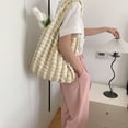thumbnail image 6 of Bubble Hobo Bags for Women Bubble Tote Bag Cloud Shoulder Bag Hobo Bag Casual Purse Satchel Gift for Women - yellow white, 6 of 6