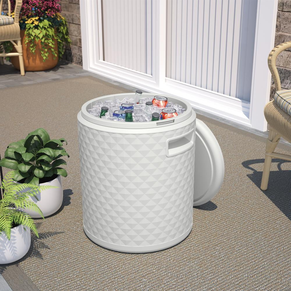 outdoor patio cooler table
