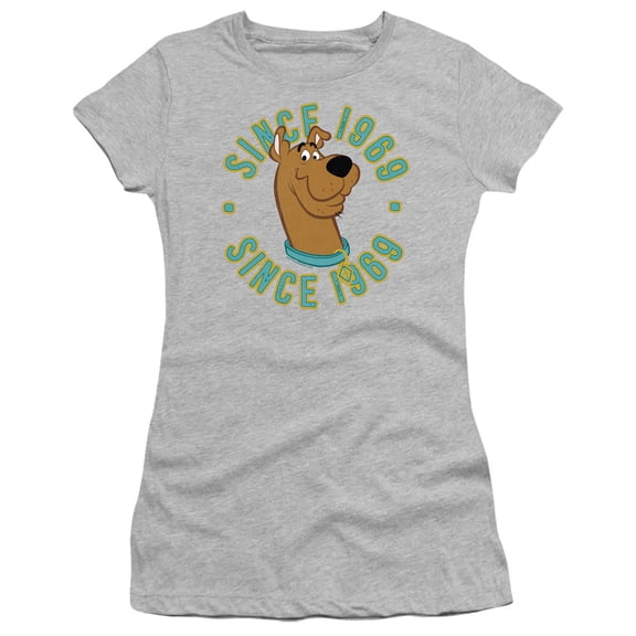 Scooby Doo Scooby 1969 Junior Women's T-Shirt Sheer Athletic Heather