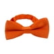 thumbnail image 1 of Pajaritas de esmoquin para niños, pajaritas ajustables, pajaritas de color sólido, pajarita suave preanudada para niños. Naranja, 1 of 9