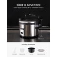 thumbnail image 7 of CUCKOO Commercial Rice Cooker & Warmer, Extra Large Rice Cooker 30-Cup Uncooked / 60-Cup Cooked, Professional Industrial Grain Cooker with Large Capacity, Easy One-Touch Operation, Silver (CR-3055), 7 of 7