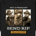 thumbnail image 3 of Yellowstone - Got A Problem Send Rip - Men's Crew Neck Fleece Pullover, 3 of 6