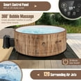 thumbnail image 4 of Costway 72" Inflatable Hot Tub SPA with 120 Air Jets Electric Heater Pump Manual Air Pump, 4 of 11