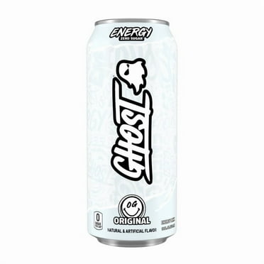 GHOST® ENERGY Zero Sugars Energy Drink, Original Flavor, 200mg Natural Caffeine, 16 fl oz, 12 pack Cans