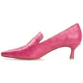 thumbnail image 3 of Journee Womens Celina Kitten Heel Loafer Square Toe Pumps, Widths Available, 3 of 10