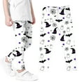 thumbnail image 5 of Halloween Outfits for Girls Funny Cute Printed Graphic Leggings Stretch High Waist Pull On Jeggings Pants (3 Years, Style M), 5 of 6