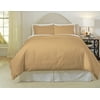 Pointehaven 500 TC Sateen Expresso 100% Long Staple Cotton 3 pc Duvet Set, Full/Queen