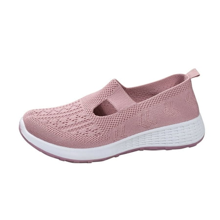 

Ladies Fashion Mesh Breathable Flat Bottom Comfortable Casual Sports Shoes Sneaker Insoles Women