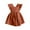 Red, variant on Gunia Toddler Baby Girl Dress Fly Sleeve Linen Cotton Solid Print Ruffle Cute Princess Backless Sundress Khaki Cotton 2-3 Years Streetwear
