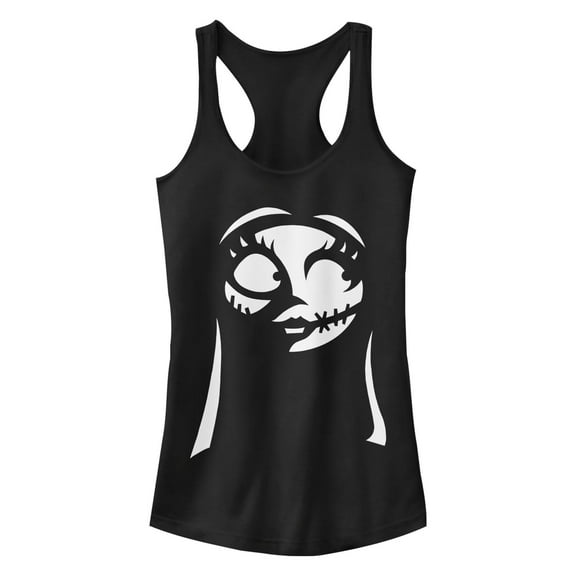 Junior's The Nightmare Before Christmas Halloween Sally Shadow For Her Racerback Tank Top