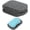 Gray, variant on Minzimin 4 Pack Assorted Soap Saver Holder for Bar Soap Dish, Self Draining Soap Lift for Shower Kitchen Bathroom, Porous Construction air circulate 2.9" x 4.5" PVC BPA-Free Non-Slip Durable