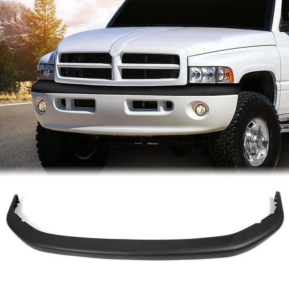 CROSSDESIGN Front Bumper Cover Valance Combo Kit Fit for Dodge Ram 1500 2500 3500 1994-2001