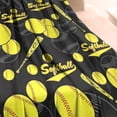 thumbnail image 3 of Cozy Soft Baseball Themed Fleece Blanket, Warm Baseball Gifts for Boys/Men/Team, Gifts for Baseball Players/Lovers, Who Loves Baseball Throw Blanket 50'' X 60'', 3 of 4