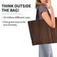 thumbnail image 2 of Balery Vintage Wood Bolsa Tote Estilo Estético con Cremalleras, Bolsa de Hombro, Bolsa de Compras Grande y Plegable, 2 of 8