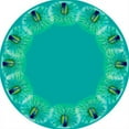 thumbnail image 3 of Betsy Drake TR758 58 in. Peacock Round Table Cloth, 3 of 3