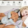 thumbnail image 3 of BCIIG Red Fox Throw Blanket, Super-Soft Flannel Fox Blanket for Toddler Boys, Kids, Children, Fleece Blanket Warm Fluffy and Cozy Soft Blanket for All Season Fox Gifts  40x50in, 3 of 6