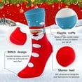 thumbnail image 3 of Fun Christmas Socks for Women - Funny Xmas Gifts for Female Novelty Cozy Crew Cotton Sock Set, 3 of 7