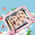 thumbnail image 5 of At Home Rolled Ice Cream Maker Kit, Instant Freeze Plate with 2 Scrapers, DIY Ice Cream Tray Stainless Steel Stirred Ice Cream Pan/Yogurt Maker, Home Ice Cream Maker Pink 8.86" x 6.89", 5 of 6