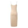 thumbnail image 5 of Womens Adjustable Spaghetti Strap Nightgown Round Neck Long Sleepshirt, 5 of 8