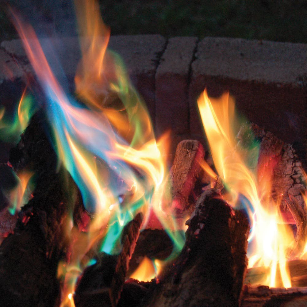Rainbow Colored Magic Yule Logs - Set of 3 Color Changing Fireplace St -  Walmart.com