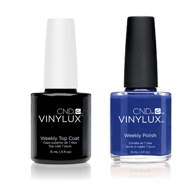 CND - Vinylux Topcoat & Blue Eyeshadow 0.5 oz -