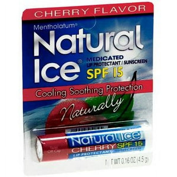 Special Pack of 5 MENTHOLATUM CHERRY ICE LIPBALM, Special Pack of 5 MENTHOLATUM CHERRY ICE LIPBALM By Natural Ice