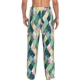 thumbnail image 3 of Goofa Flamingo Printed Soft Pajama Pants for Men, Wide Leg Comfy Casual Lounge Yoga Pants-Small, 3 of 9