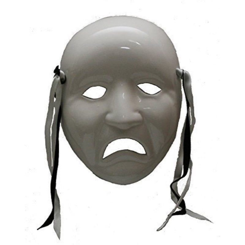 Porcelain Mask Sad Face Mask White Size 6 5 Hx5 Wx2 5 D For Wall Display Perfect For A Home Decoration And Collectio Walmart Com Walmart Com