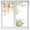 White, variant on Orange Botanical Window Privacy Film, Farmhouse Leaf Fall Thanksgiving Static Cling UV Sun Blocking Heat Control Window Tint Day and Night, Non-Adhesive One Way Windows Privacy Cover 19.6''x39.3''