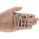 thumbnail image 4 of Gancho de seguridad de acero inoxidable M6, 20 PCS Gancho de seguridad resistente - Gancho de seguridad de acero inoxidable Capacidad de carga de 120 kg / 260 lb, Gancho de seguridad oscilante 304 - 60 mm x φ6 mm, 4 of 5