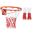 thumbnail image 1 of 2 Pieces Basketball Net, Basketball Net Replacement Pieces, Professional Nylon Braided Basketball Net-week, 1 of 3