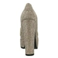 thumbnail image 4 of Roberto Cavalli Glitter Silver Gold Glitter Block High Heel  Pump-9 for Womens, 4 of 4