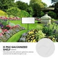 thumbnail image 5 of H Advertising Rack 6 Pcs Sign Holders Lawn Bracket Display Shelves Poster Stand Galvanized, 5 of 6