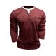 thumbnail image 5 of pstuiky Camisas de manga larga abrigadas para hombre, Cárdigan informal de dos piezas con cuello en V falso, botones y mangas largas con bolsillos para hombre Tops casuales para hombres xl, 5 of 8