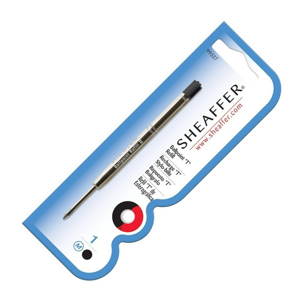 Sheaffer Black "T" Type Medium Point Ballpoint Pen Refill