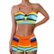 thumbnail image 2 of Traje de baño de 2 piezas para mujer, trajes de baño para mujer, traje de baño de verano de talla grande con estampado, bikini, traje de baño dividido para mujer, traje de baño de poliéster, 2 of 5