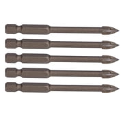 5Pcs Power Screwdriver  Drill Bits 1/4in Hex Shank  Drill Bits for Power Screwdriver