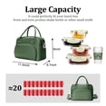 thumbnail image 3 of MEXS Insulated Lunch Bag for Women Men Large Reusable Lunch Box Adult Leakproof Portable Cooler Tote Bags for Work Picnic, 3 of 8